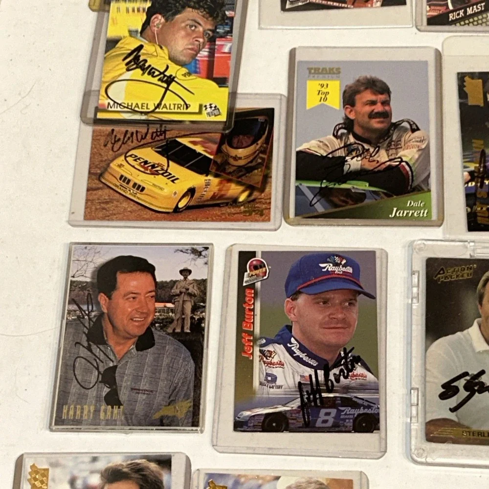Nascar Signed Autograph Card Lot Of 29 Racing‎ Legend Signatures B4